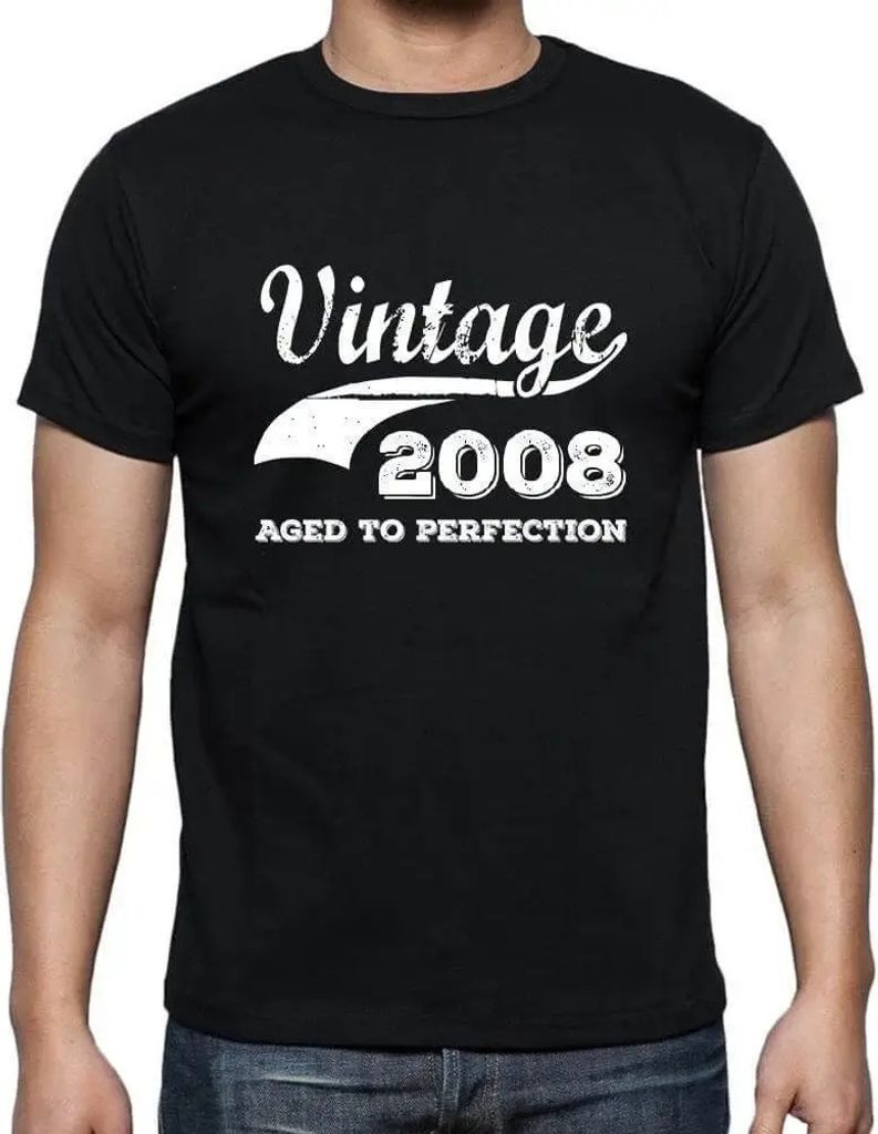 Herren Grafik T-Shirt Zur Perfektion gereift 2008 – Aged To Perfection 2008 – Geschenk 16. Geburtstag Jahrestag 16 Jahre Jubiläum 16 Jährige ...
