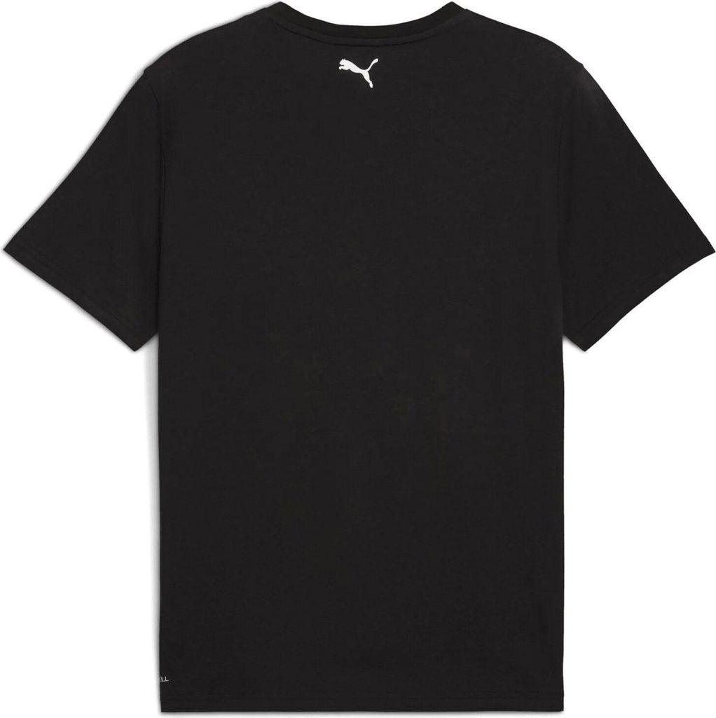 Herren Puma Tech Triblend T-Shirt Schwarz 2XL