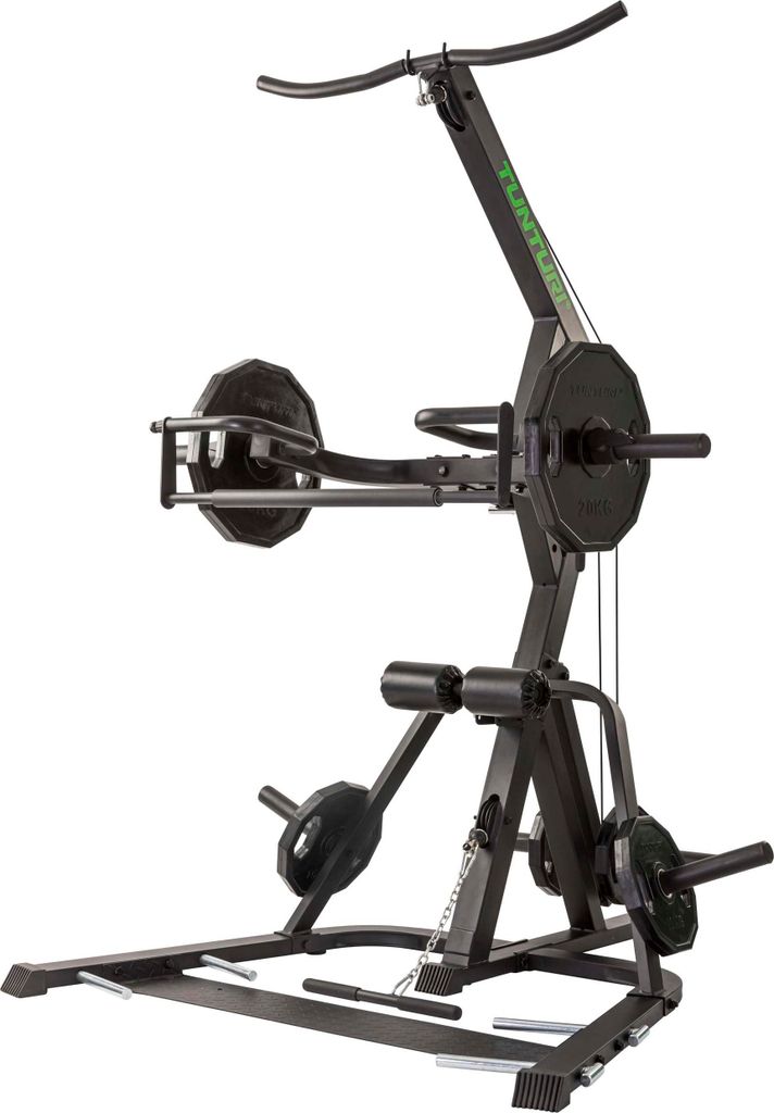 Tunturi Kraftstation WT85, Lat Pully Station, Fitnessstation, Hanteltraining, Flaschenzug