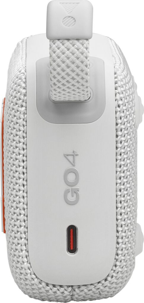 JBL GO 4 Ultra Tragbarer Wasserdichter Lautsprecher Weiß Produktbild 4