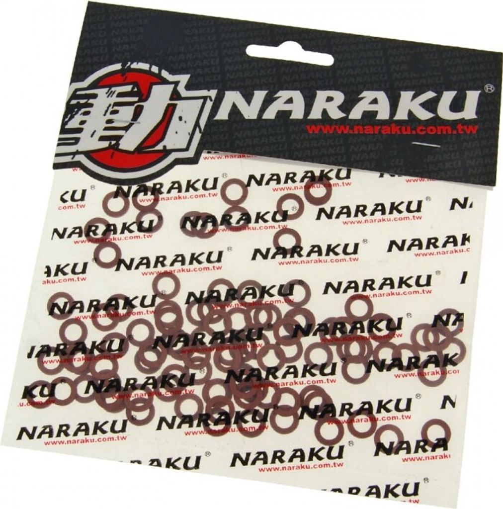 Naraku Dichtringe Faser 5x9x1mm 100 Stück Produktbild 