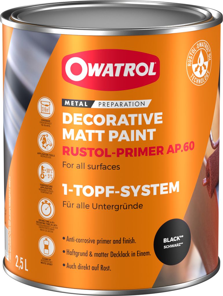 Rustol Primer AP.60 - Rostschutz-Primer - Owatrol