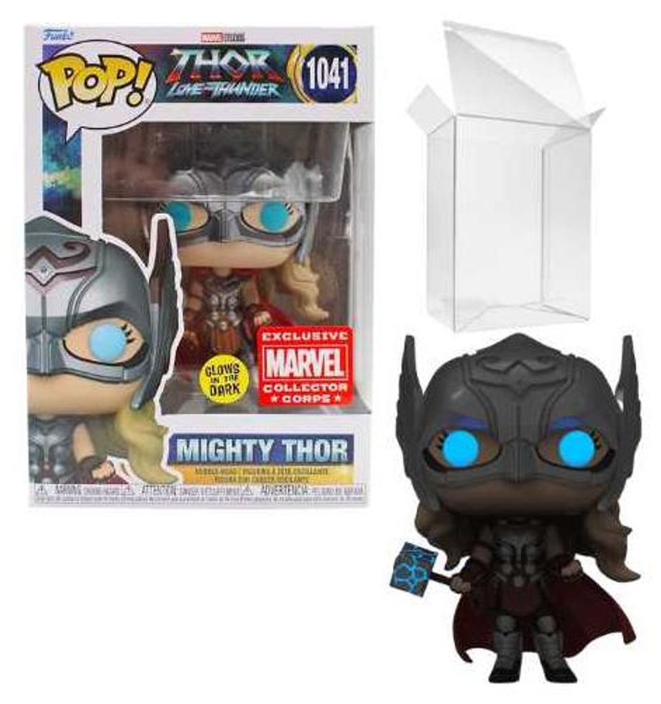 Funko Pop! Marvel: Mighty Thor Love Thunder #1041 GITD (Collector Corps Exclusive)