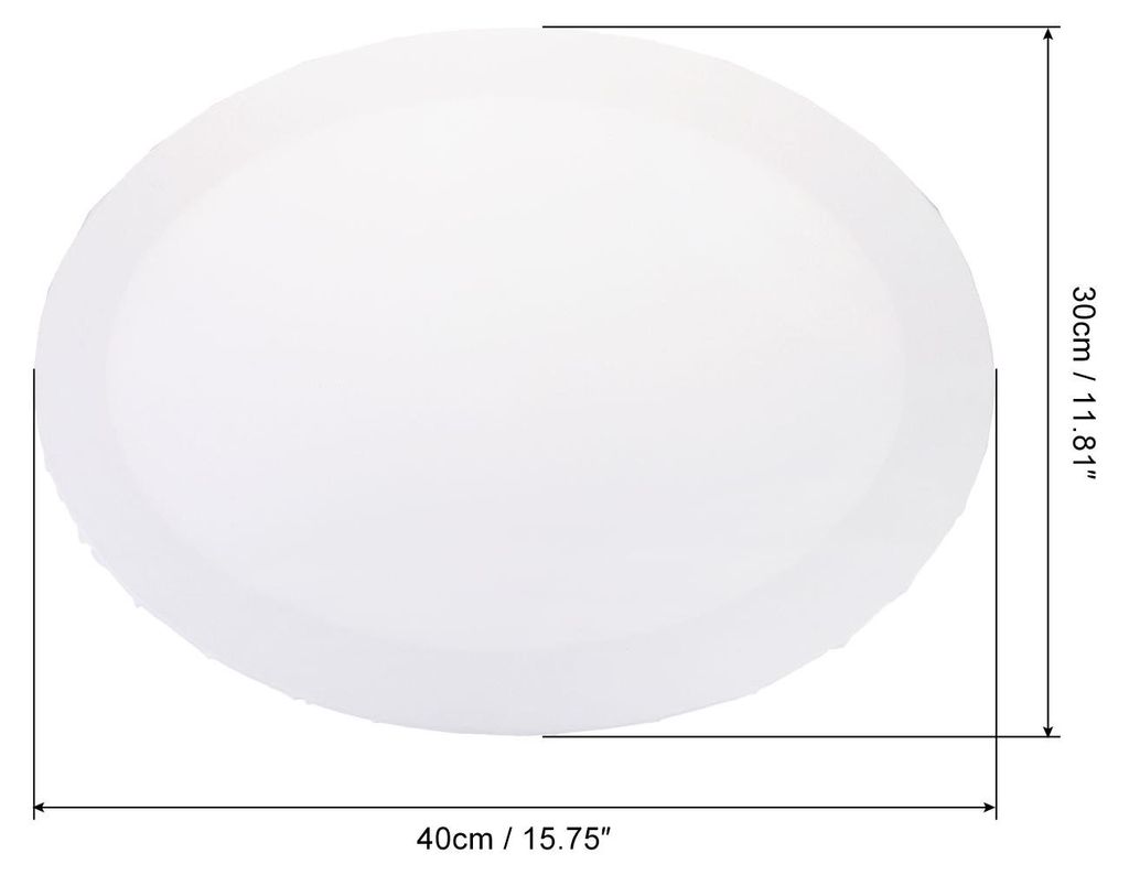 2Pack Malerei Leinwand Paneele 12x16" Oval Holz Rahmen Blanko Kunsttafeln Paneelen fš¹r Acryl ?lfarbe Malerei Wei?