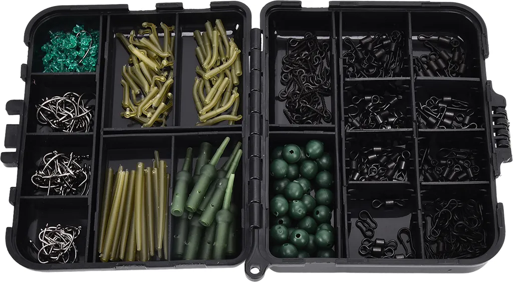 Kit anti-emmêlement carpe 421 pièces pour optimiser vos bas de ligne pro