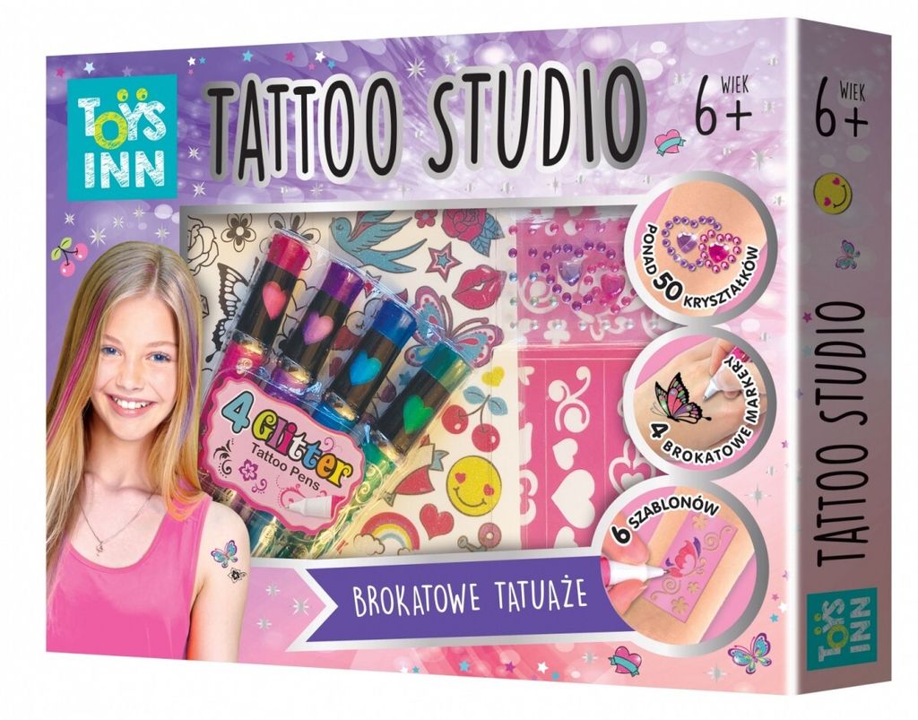 Glitzer-Tattoos Für Kinder Kristallmarker