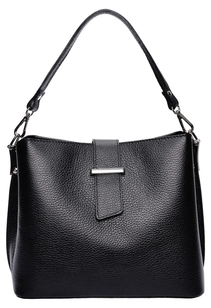 Sac Main Cuir Nero Isabella Rhea SS26 IR 188 avec Finitions Artisanales