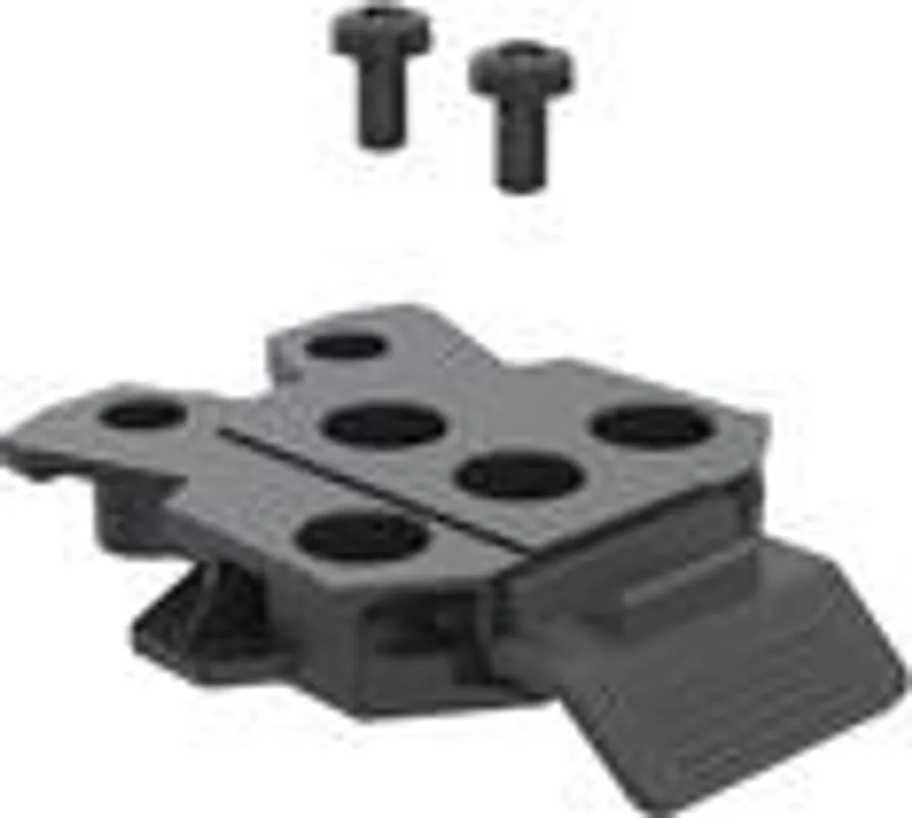 SP MultiClip Noir - Support de Fixation Polyvalent pour Guidon Moto
