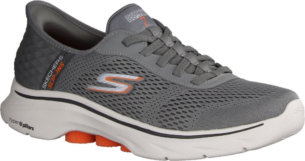 Skechers Go Walk 7 - Free Hand 2 Sneakers Laag - Grijs - Maat 42