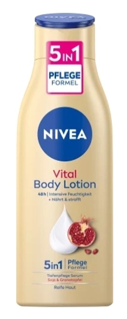 Nivea Latte corpo al melograno per pelli mature, 250ml Immagine del prodotto 