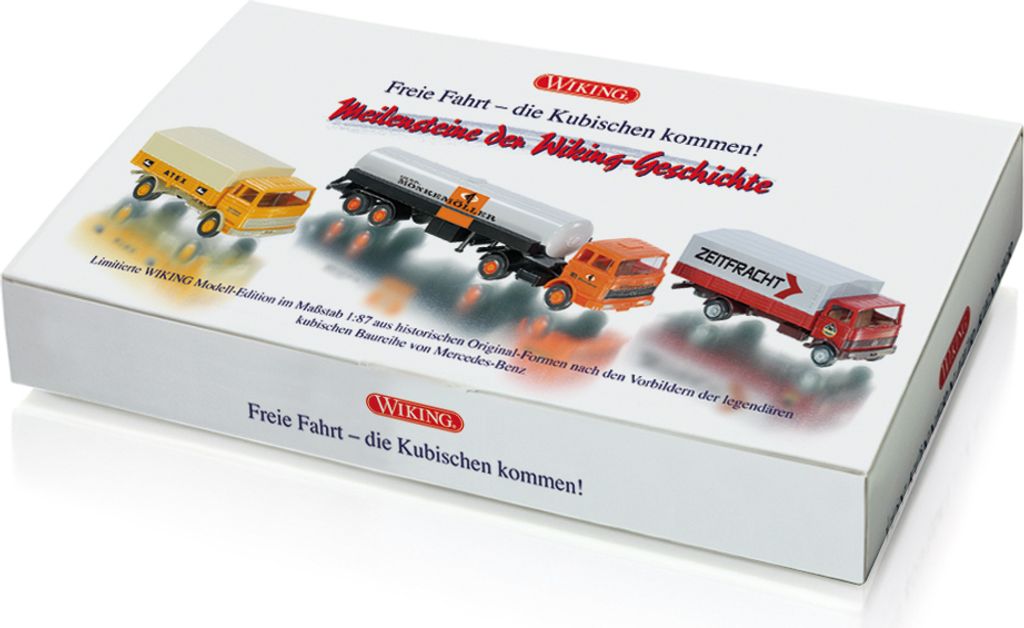 Wiking H0 1/87 99079 LKW Set "Die Kubischen von MB" - NEU