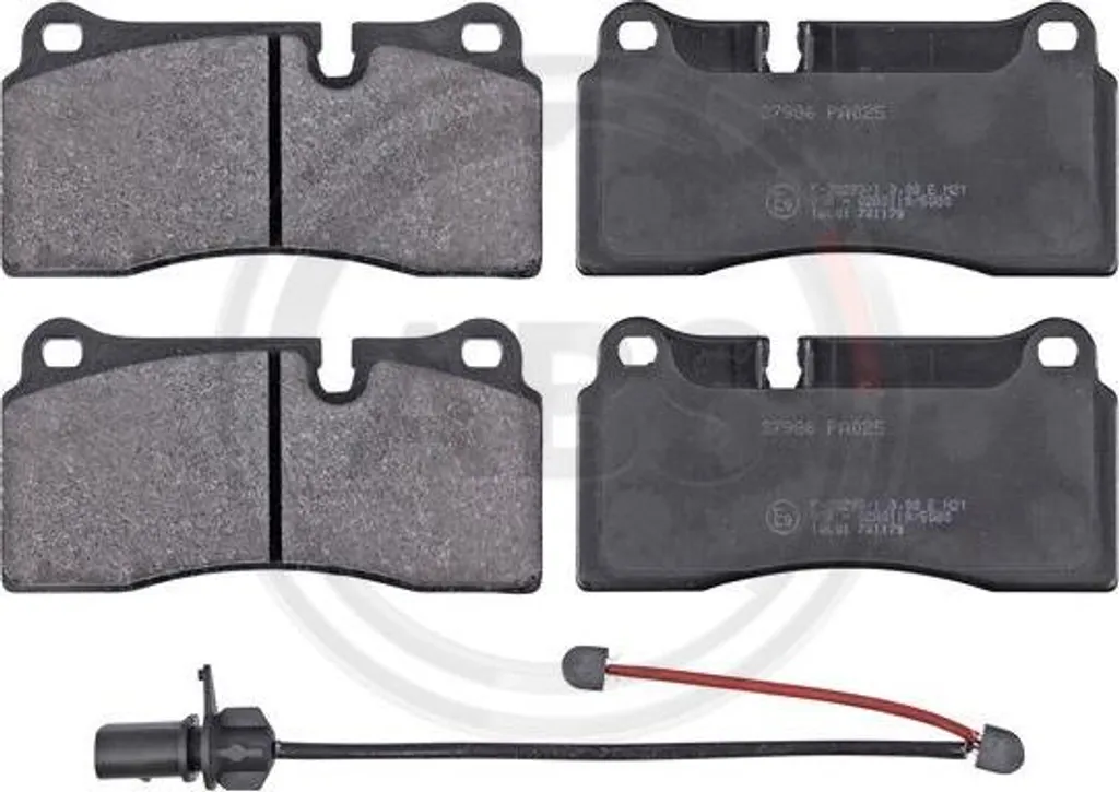 Jeu de plaquettes de frein à disque A.B.S. 37986 - Compatible Audi R8 Q7