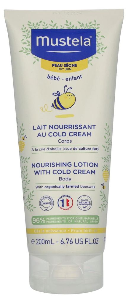 Mustela Nourishing Lotion Cold Cream & Beeswax, 200 ml, Obrázek produktu 