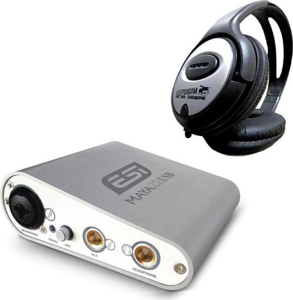ESI MAYA 22 USB Audio-Interface mit Kopfhörer