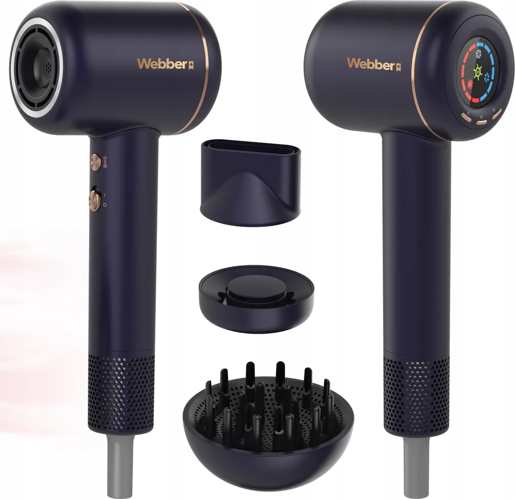 Asciugacapelli VENTA WEBBER 1600W Ionico 3 in 1 - Phon Professionale