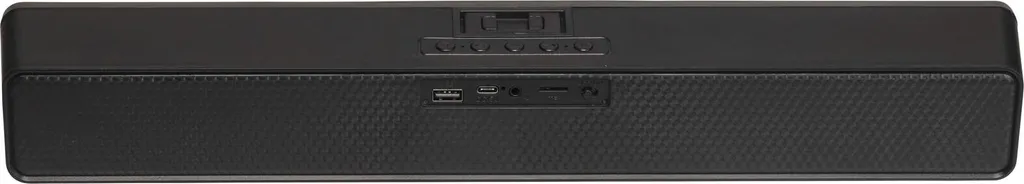 Mini Barre de Son Bluetooth Surround - Enceinte TV Compacte Noire