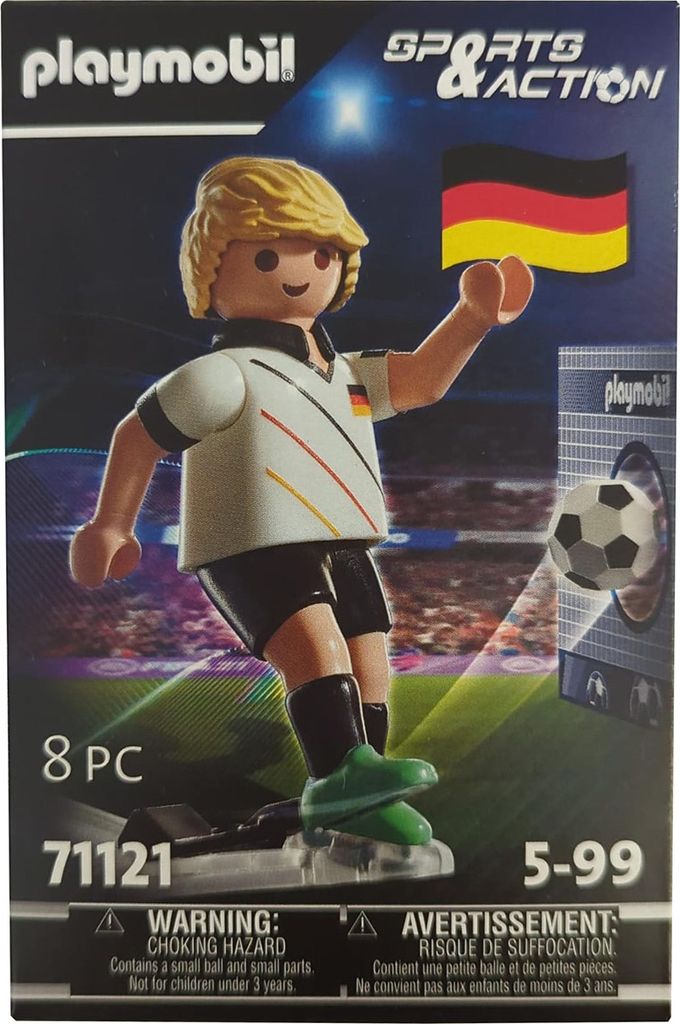 PLAYMOBIL Sports & Action 71121 Fußballspieler Deutschland Produktbild 