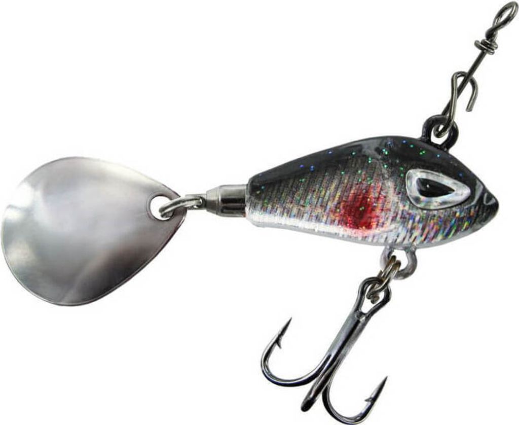 Jenzi Phantom-F Spinner Jig 3,5cm 14g Schwarz Silber