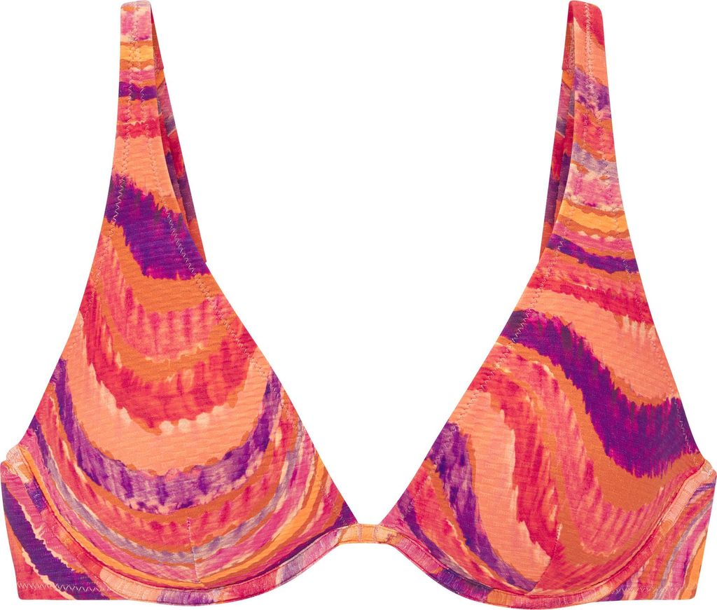 Bruno Banani Bügel-Bikini-Top rot-pflaume Größe 44 Cup D