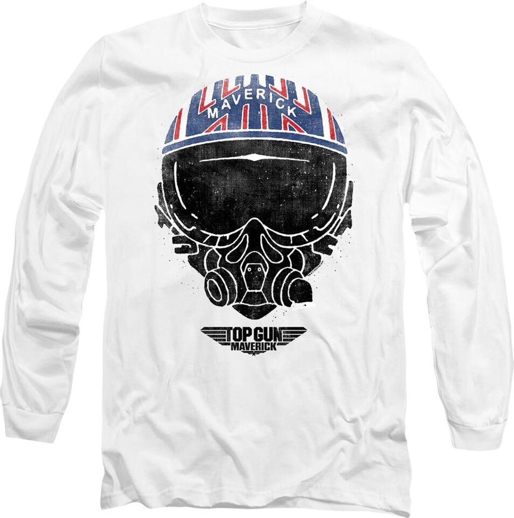 Top Gun - "Maverick" T-Shirt für Herren/Damen Uni TV10841 (M) (Weiß)