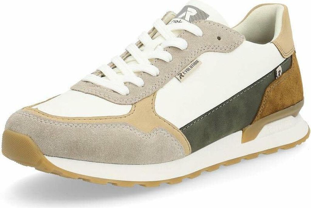 Rieker Herren Halbschuh 35976-40, 35976-41, 35976-42, 35976-43, 35976-44, 35976-45, 35976-46, 35976-47 RIE-U0307 lehm/cord/paper/moor/cuoio/offwhit...