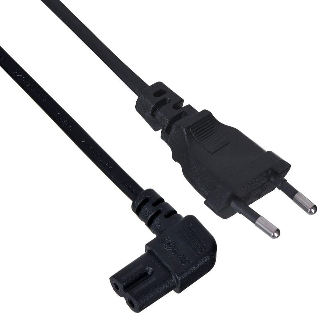 SAVIO CL-144 Kabel zasilający czarny 3m kątowy Zdjęcie produktu 