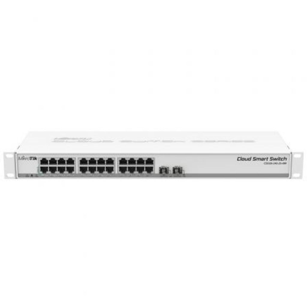 Mikrotik CSS326-24G-2S+RM, Managed, Gigabit Ethernet (10/100/1000), Power over Ethernet (PoE), Rack-Einbau, 1U