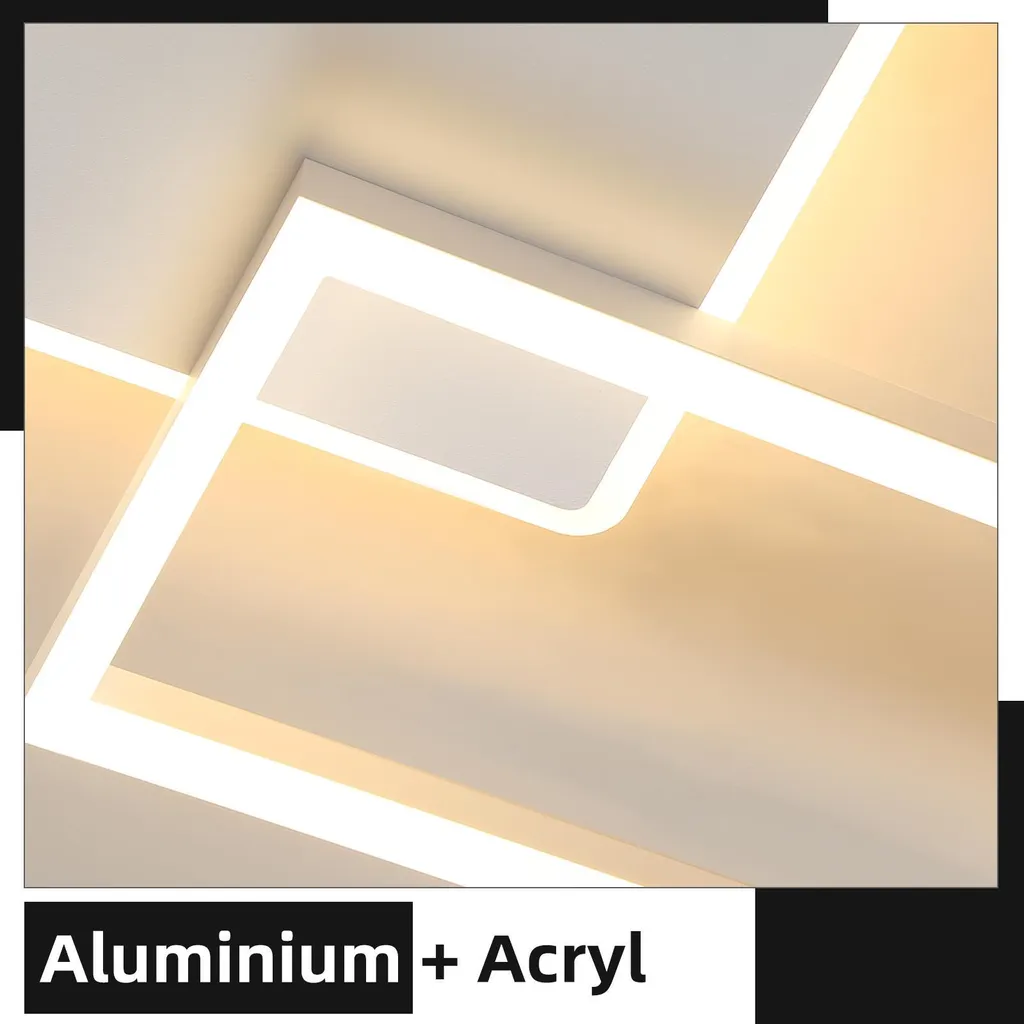 Plafonnier LED Dimmable avec Télécommande 63W 80cm Design Moderne - 5