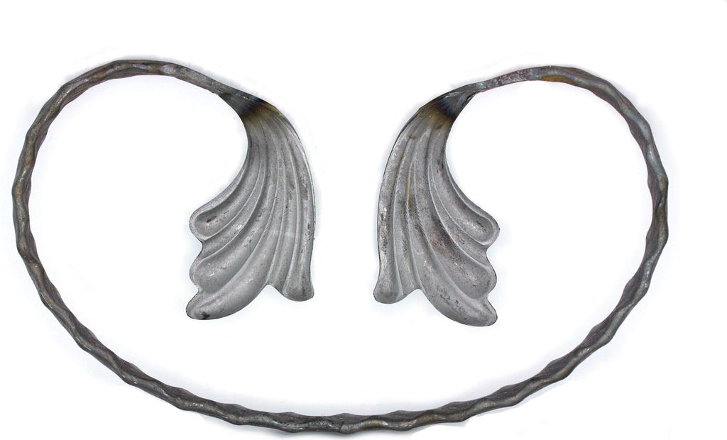 UHRIG Schmiedeeisen Schnörkel, Bogen geschmiedet für z.B. Zaun, Geländer uvm. 120x220mm aus 12x6mm Stahl