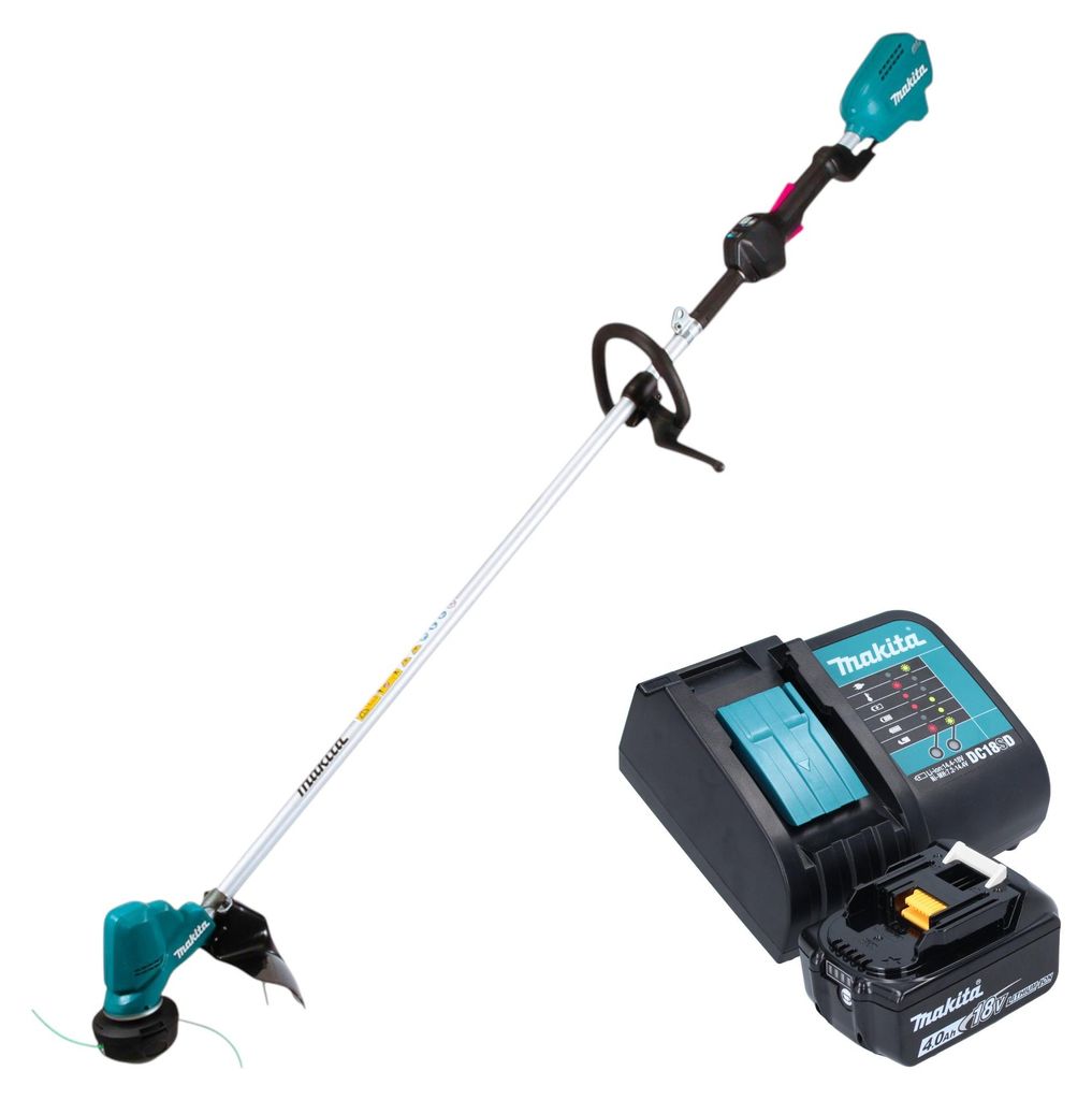 Makita DUR 190 LSMX9 Akku Rasentrimmer 18 V 300 mm Brushless + 1x Akku 4,0 Ah + Ladegerät