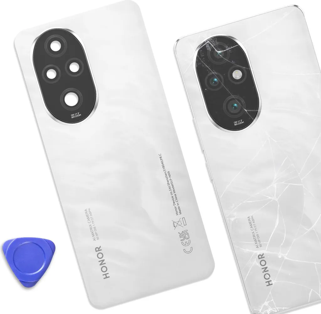 Cache batterie Honor 200 Pro Original rigide et renforcé Noir Pro - 4