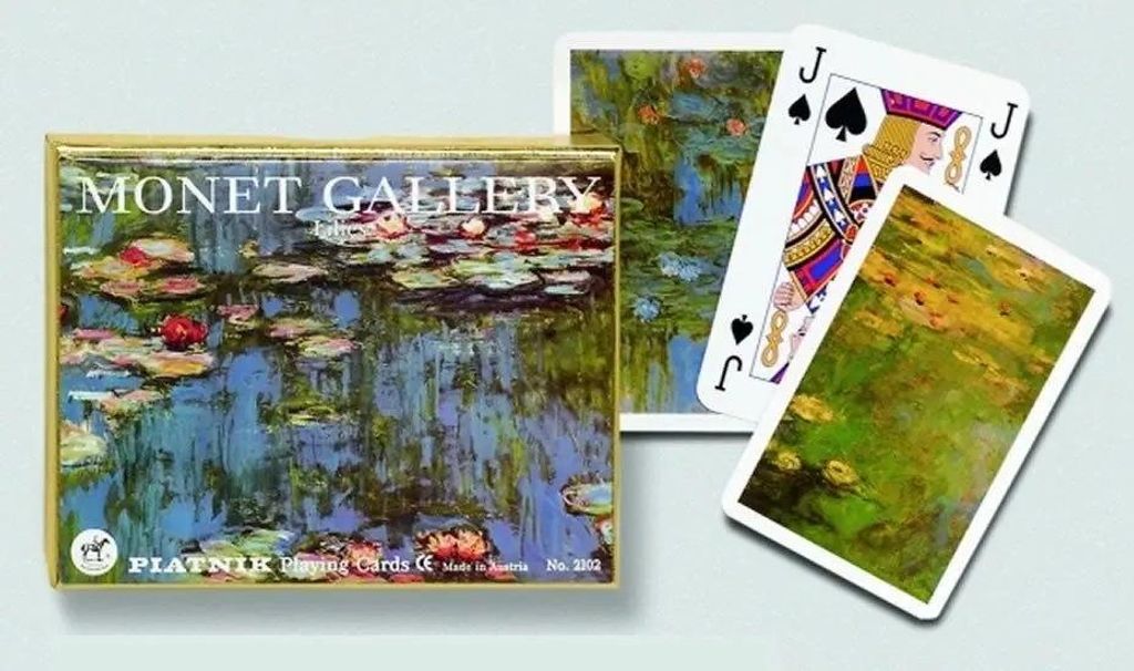 Monet Lilies Gallery - Spielkarten