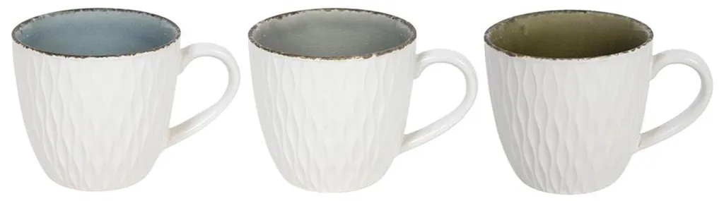 Mugs à café grand format Svenska Living 350ml anti-brûlure en blanc