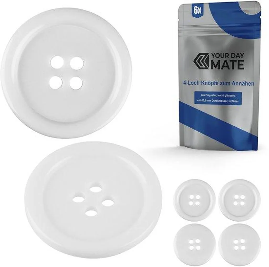 Boutons incassables et lavables en polyester pour vêtements durables