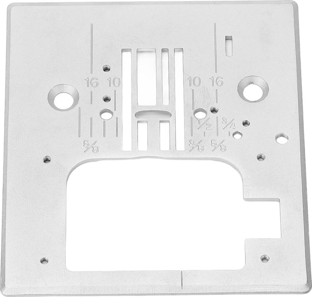 Nähmaschinen-Stichplatte, 7,6 x 8,4 cm, Stahlkehle für Singer 7256 7258 7285Q S800 Experience 400