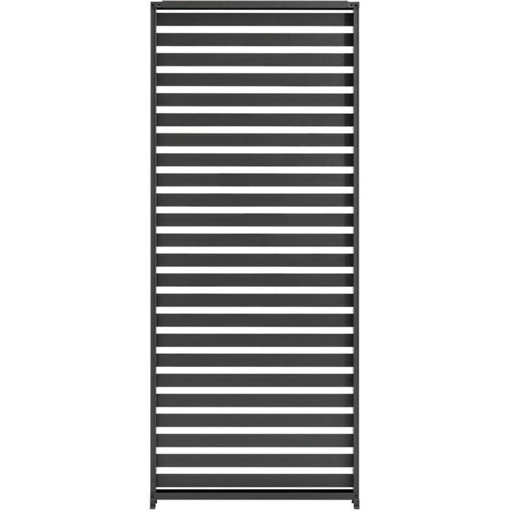 Lames de toiture en aluminium gris pour pergola GAYA de 229 x 93 cm