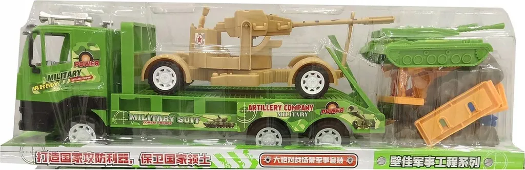 Veicolo Militare Giocattolo: Set Carro Armato e Camion Tattico Alta Resistenza