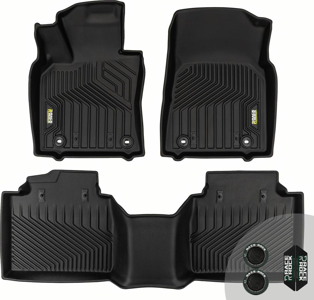 FROGUM Race Rock Autofussmatten 2in1 TPE + Velours für Lexus ES VII -since 2018
