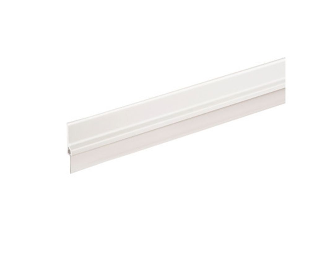 Türdichtung Universal mit Lippe selbstklebend weiß 1 m x 20 Produktbild 