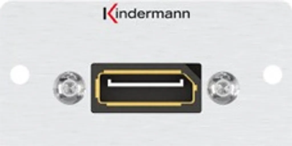Solution de câblage Konnect 50 alu Kindermann pour bureau organisé
