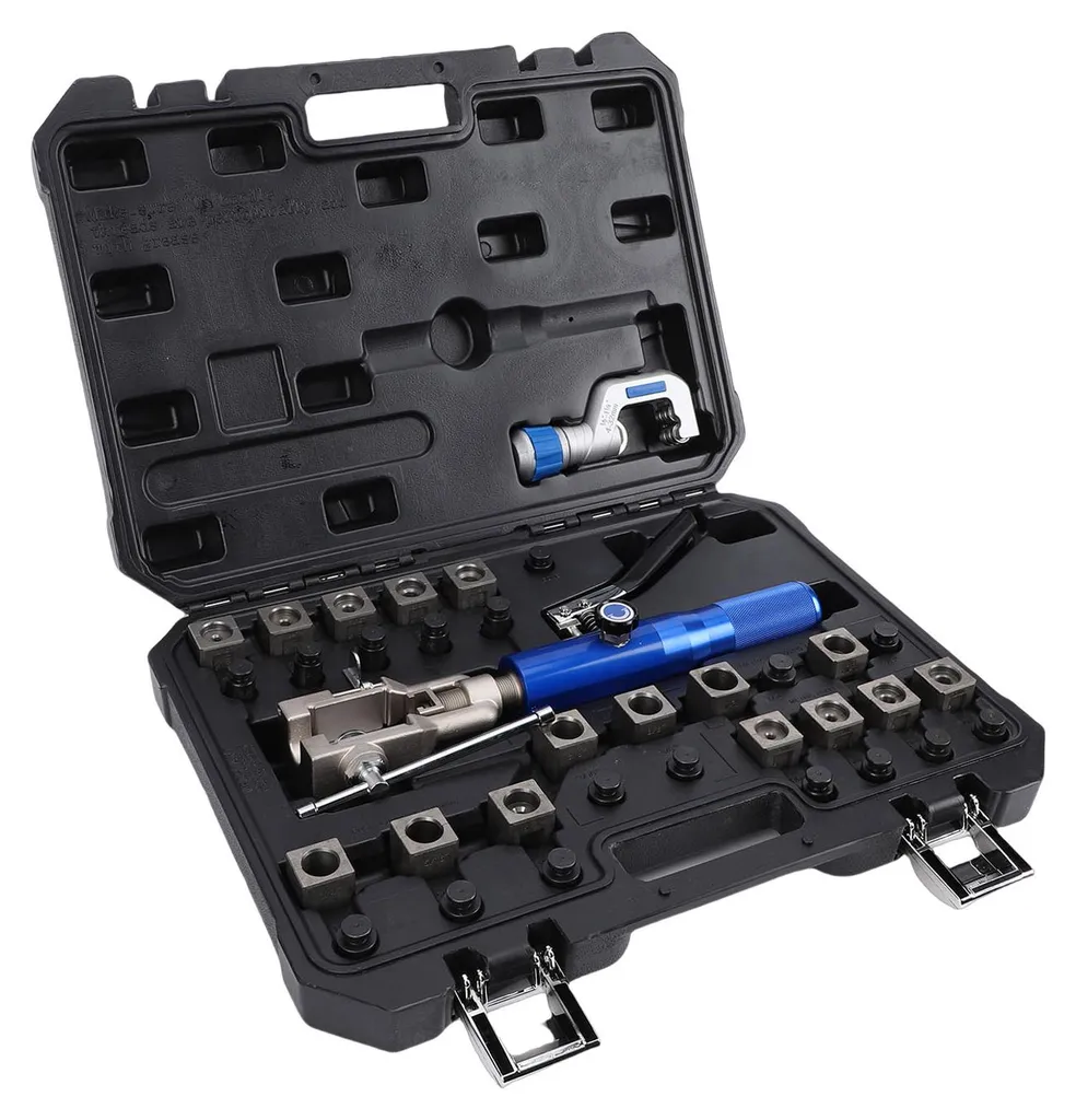 Kit pour sertissage de durite de frein et refroidissement à 45° - 10