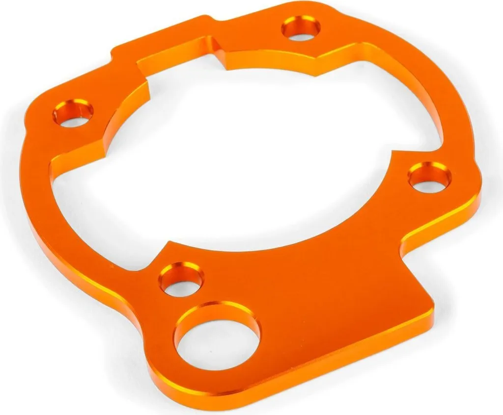 Cale d'embase AM6 Stage6 CNC orange pour caler les diagrammes moto