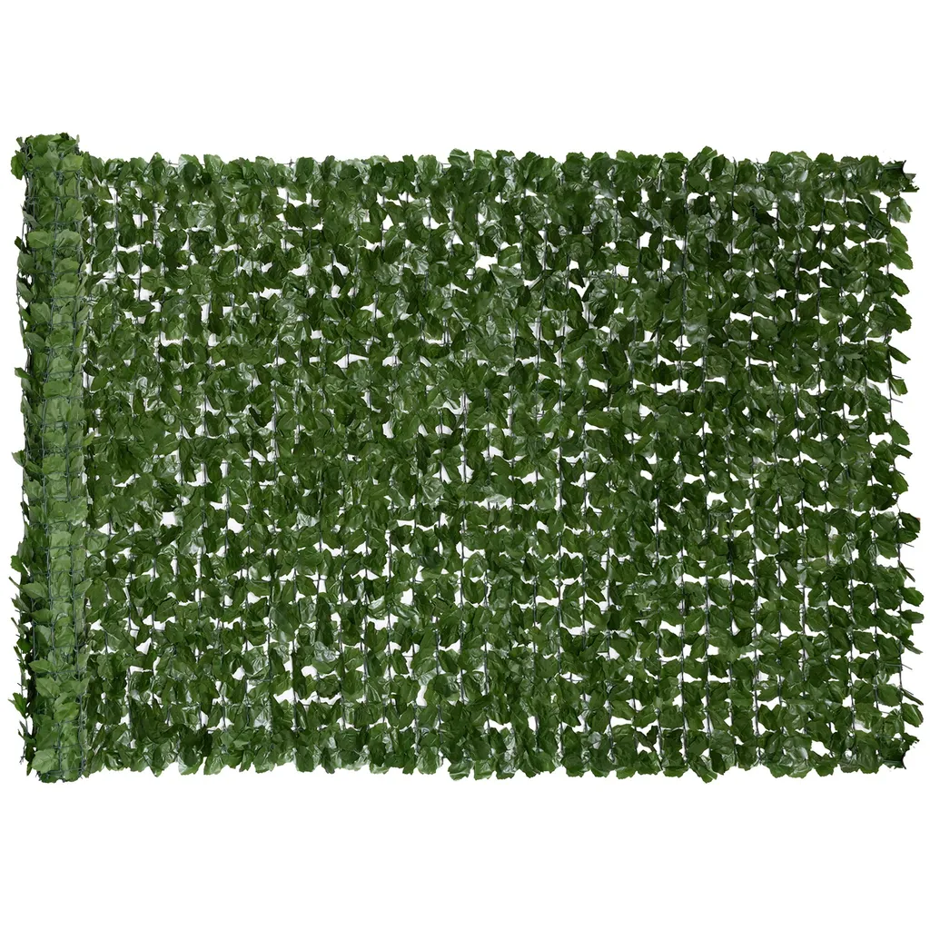 Brise-Vue Jardin Haie Artificielle Lierre 3x1.5m pour Balcon et Terrasse