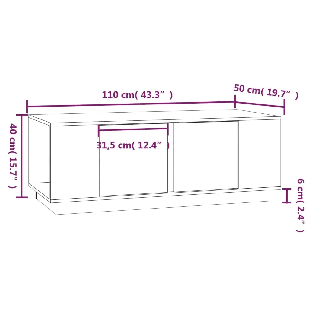Tavolino in Legno Massello di Pino 110x50x40 cm - Marrone Miele - 8