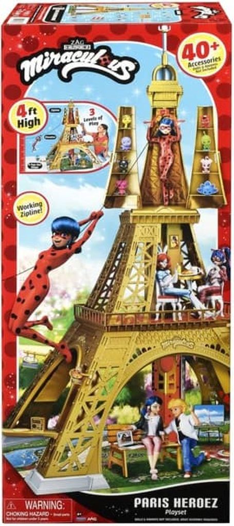 Miraculous - Torre Eiffel Deluxe - altezza circa 1,30 m Immagine del prodotto 