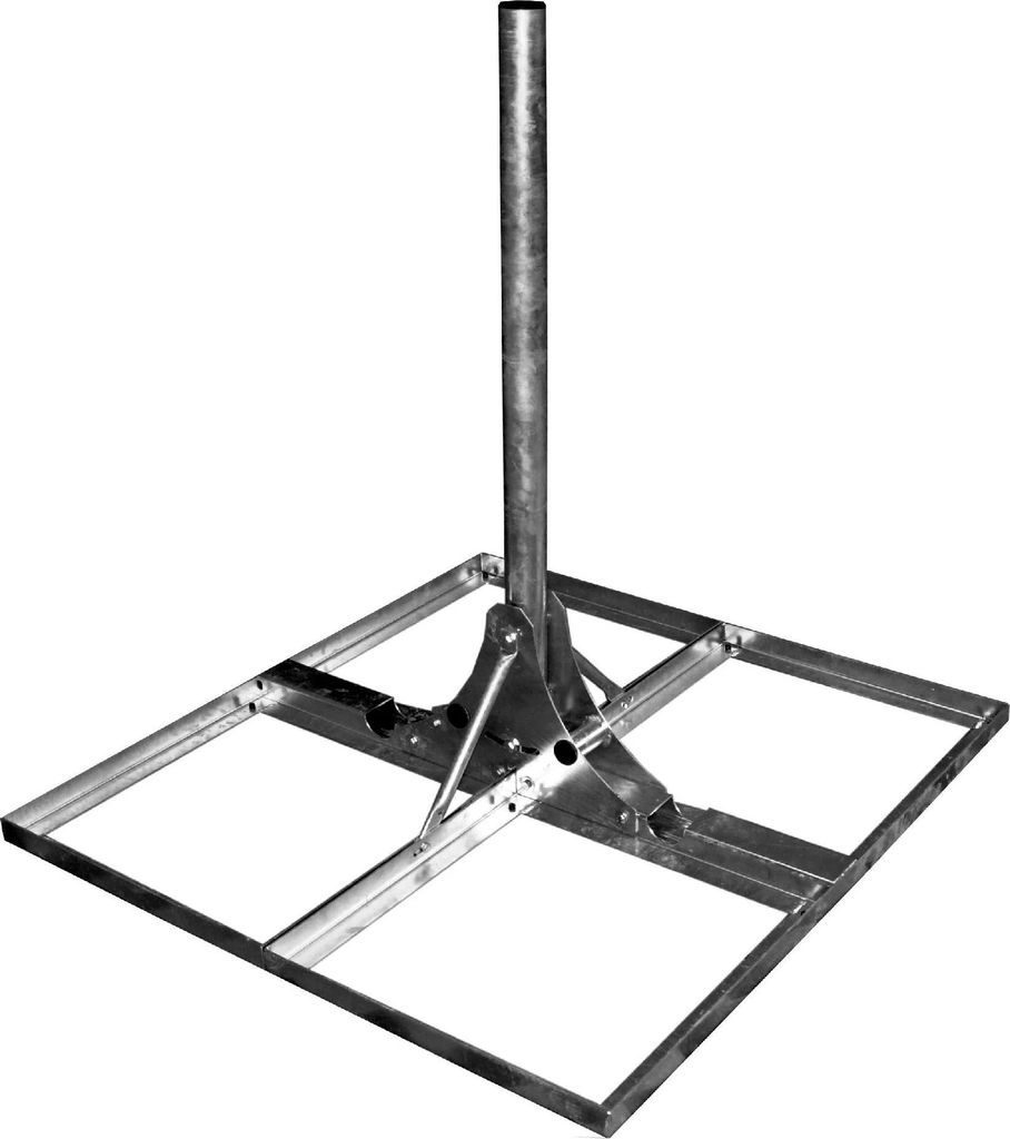 TRIAX Standfuß für Parabol Antennen bis 120cm Ø , Länge 0,90 m, 6cm Ø, 1 Stk.