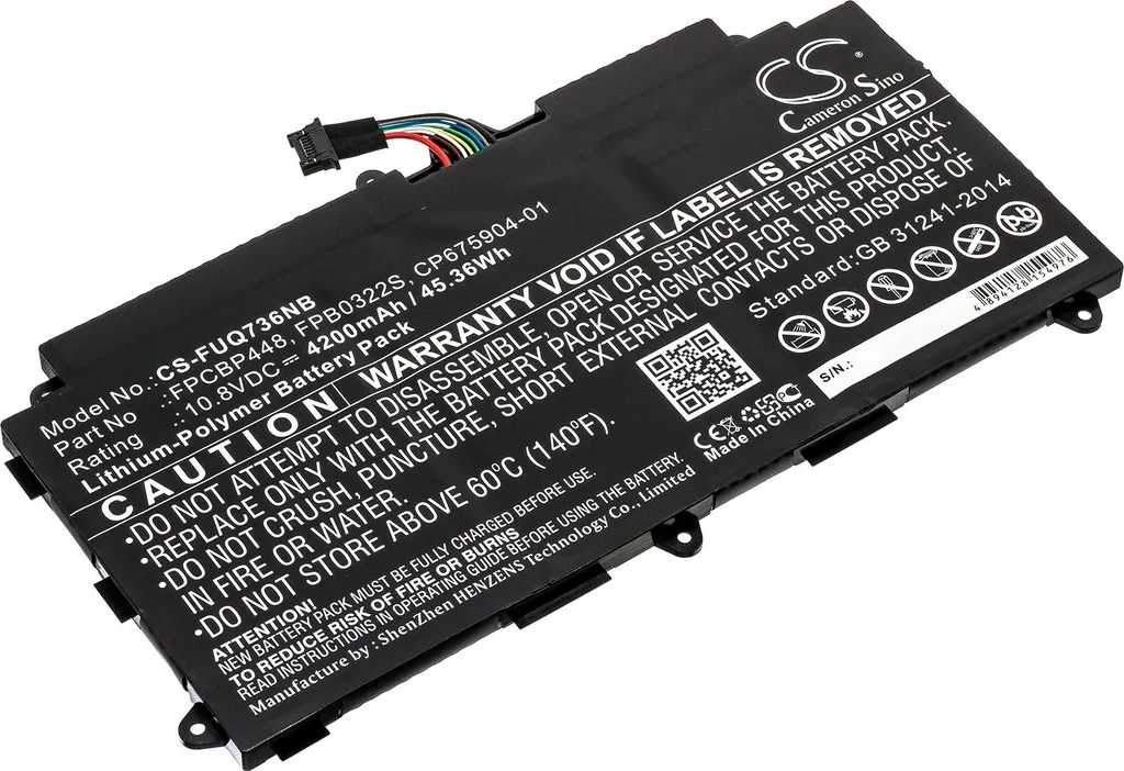 Batterie de Rechange pour Fujitsu Stylistic Q736 Q737 Q775 FPB0322