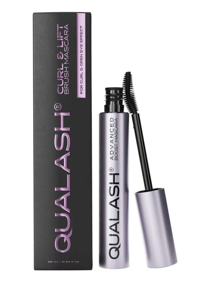 QUALASH® Curl & Lift Mascara, 10 ml – wasserfest, vegan, Produktbild 