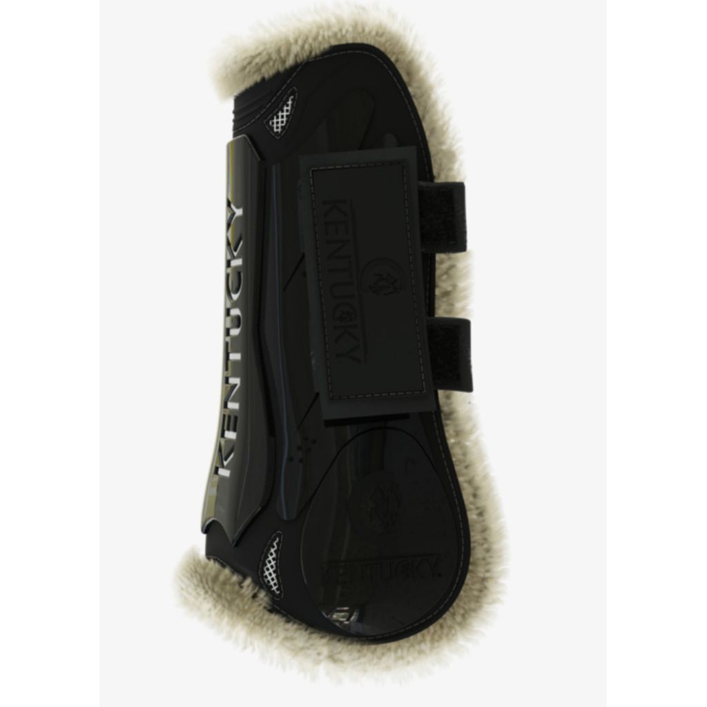 Kentucky Horsewear Gamaschen Velcro Kunstfell Schwarz M