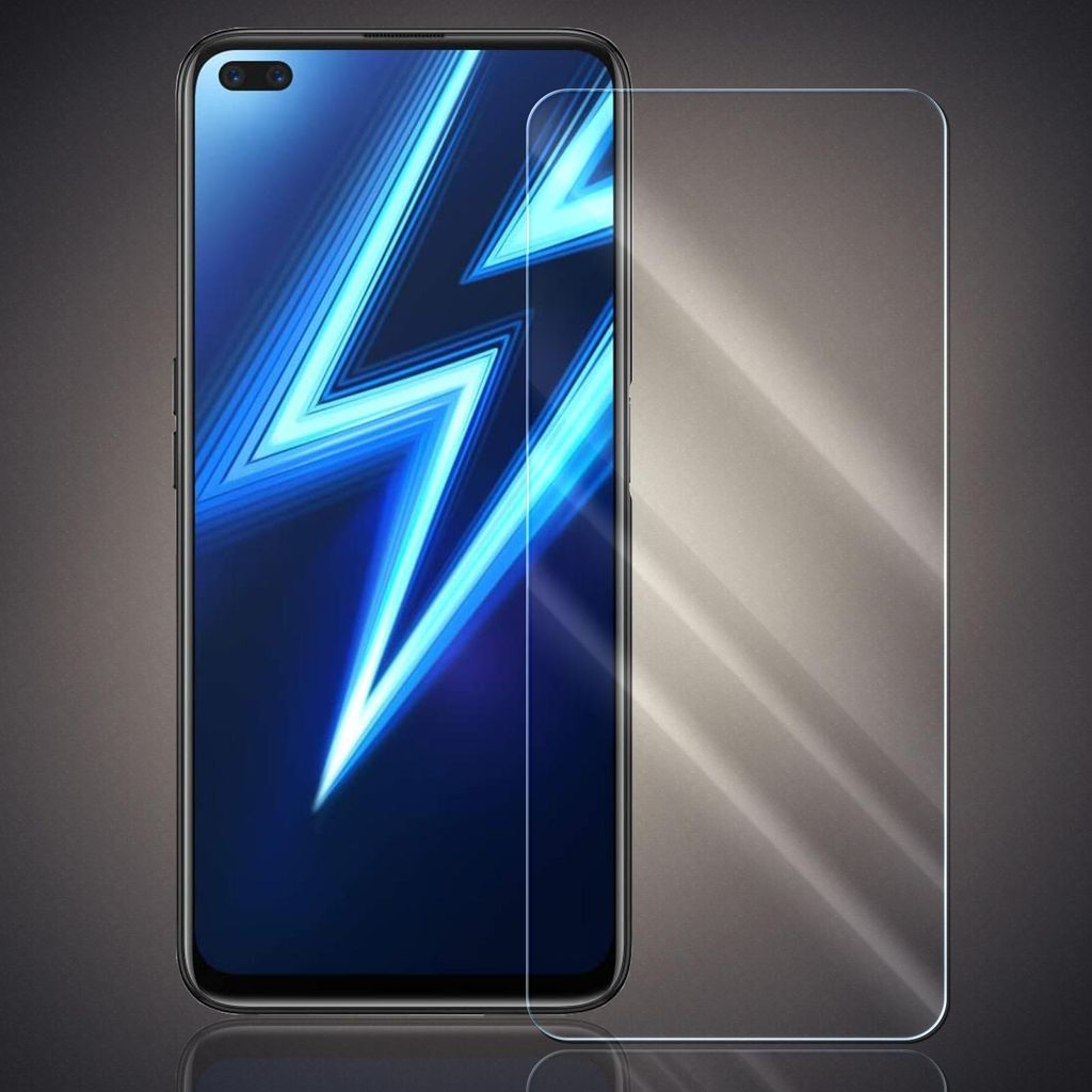 Panzer Folie für Realme 6 Pro Echt Glas Displayschutzfolie Transparent Glasfolie 9H Härtegrad Schutzglasfolie